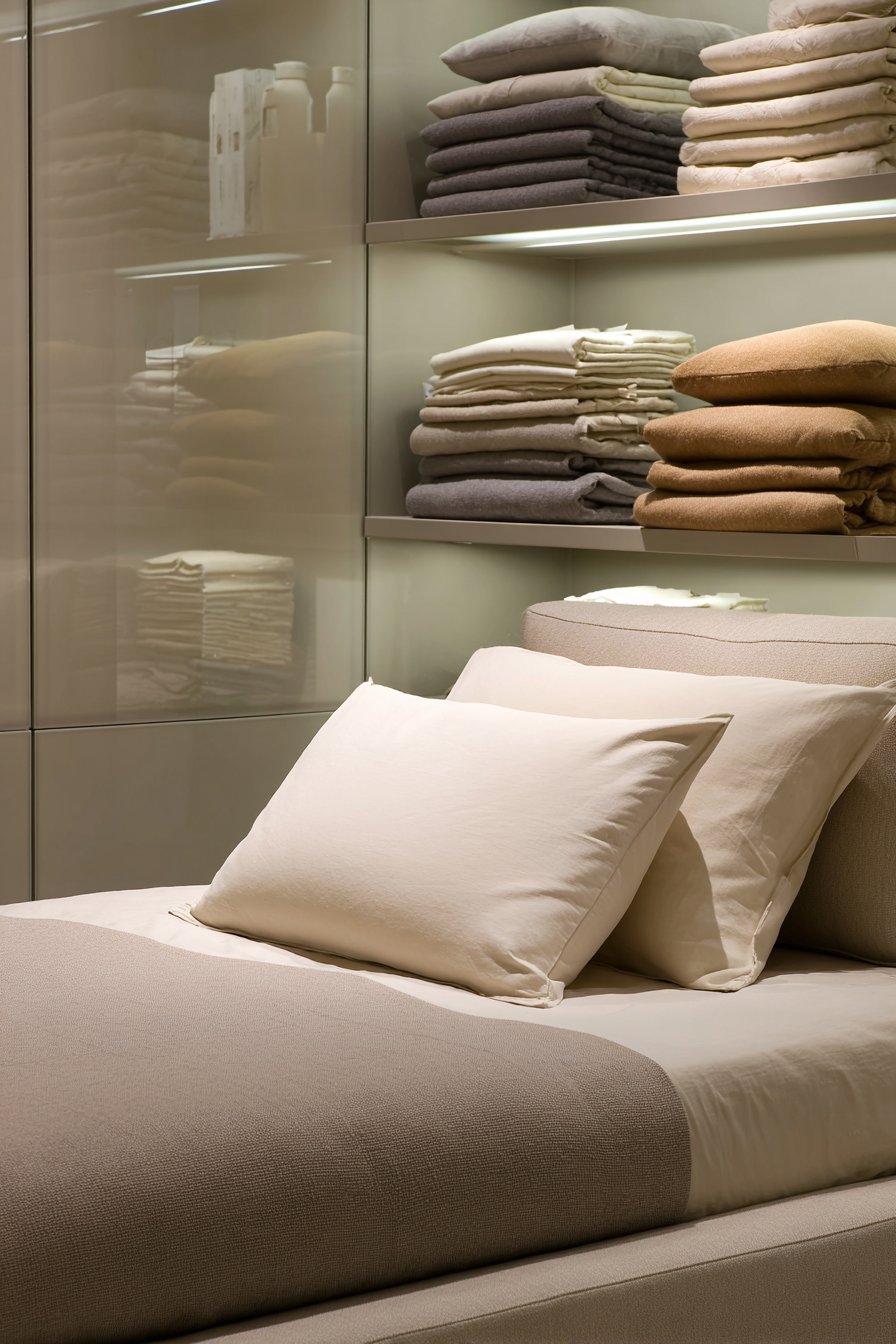 Organized Serenity with Built-In Storage