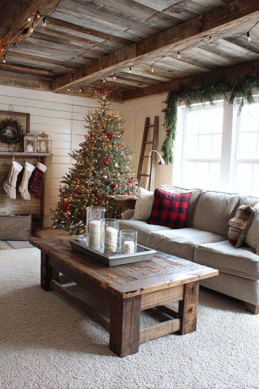 Rustic Farmhouse Christmas with Noble Fir Character