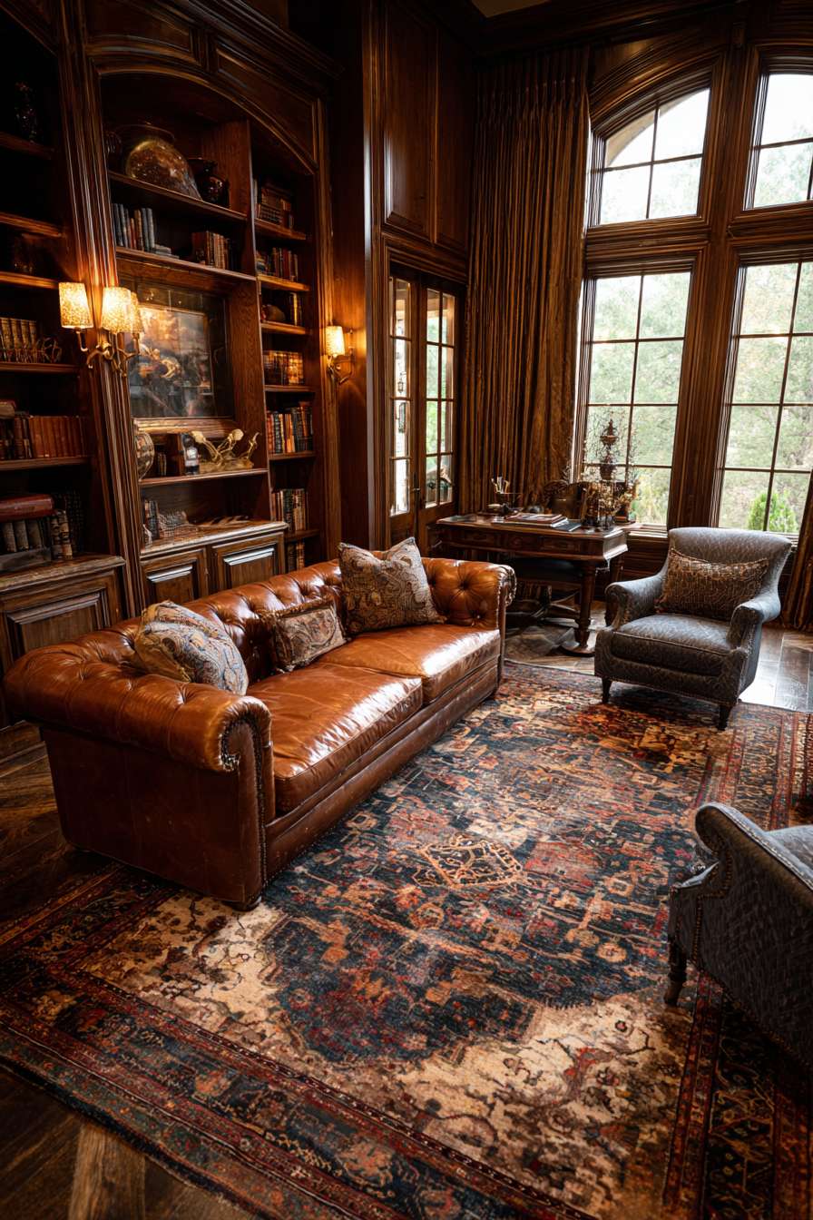 Library-Inspired Intellectual Elegance