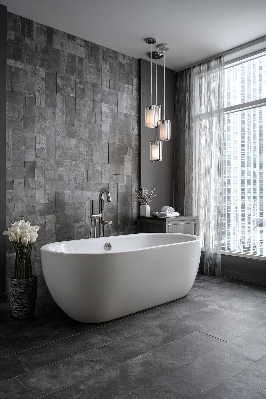 Luxurious Freestanding Tub Retreat