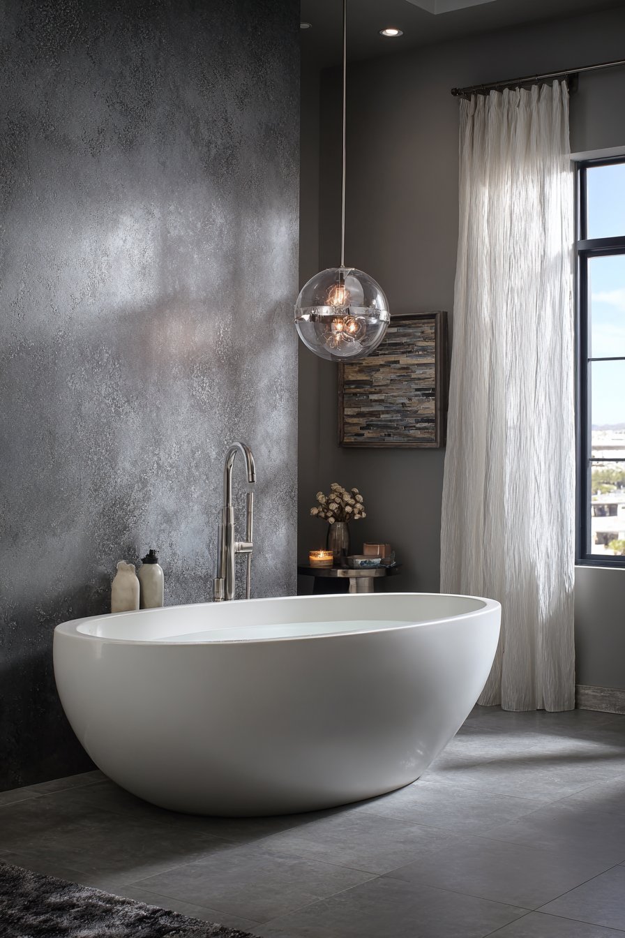 Luxurious Freestanding Tub Retreat