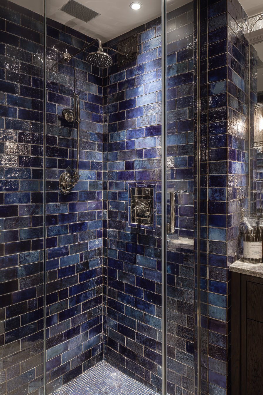 Luxurious Jewel-Box Shower Enclosure