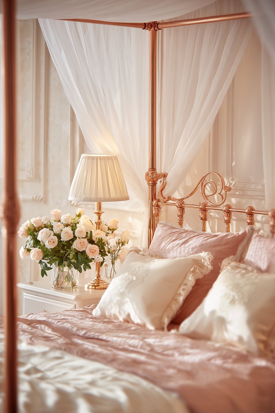 Romantic Canopy Dreams with Flowing Elegance