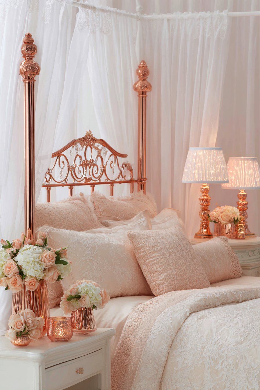Romantic Canopy Dreams with Flowing Elegance