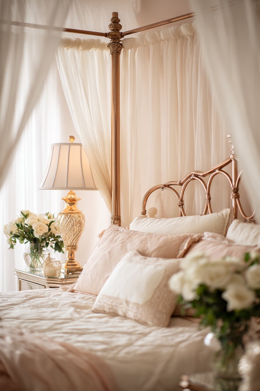 Romantic Canopy Dreams with Flowing Elegance