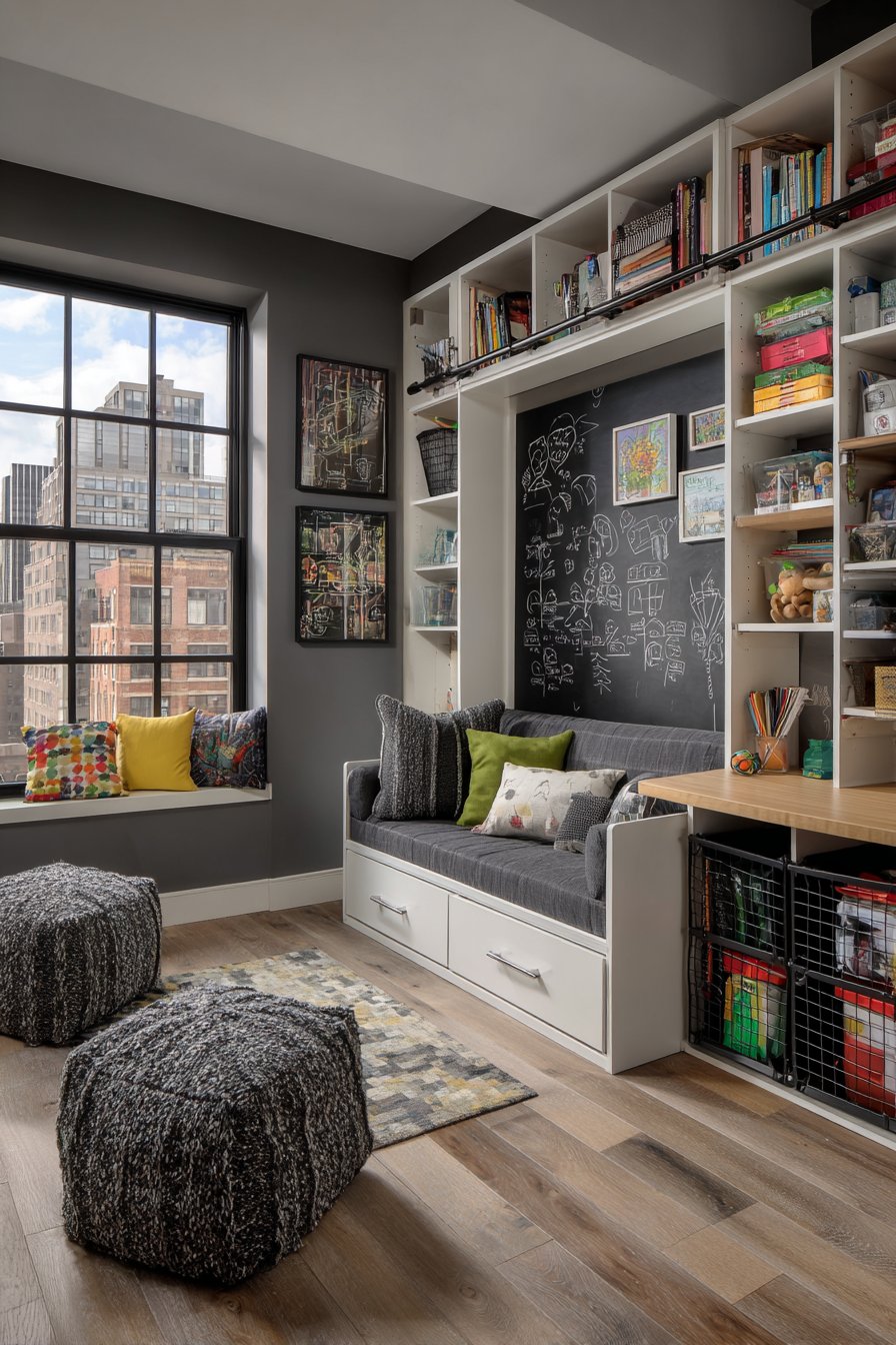 Transformative Murphy Bed with Integrated Desk