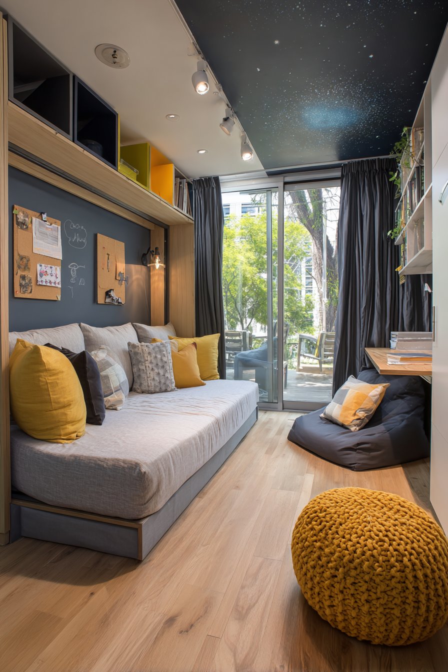 Transformative Murphy Bed with Integrated Desk