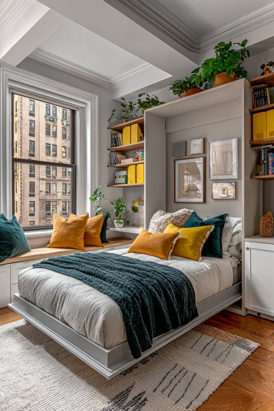 Transformative Murphy Bed with Integrated Desk