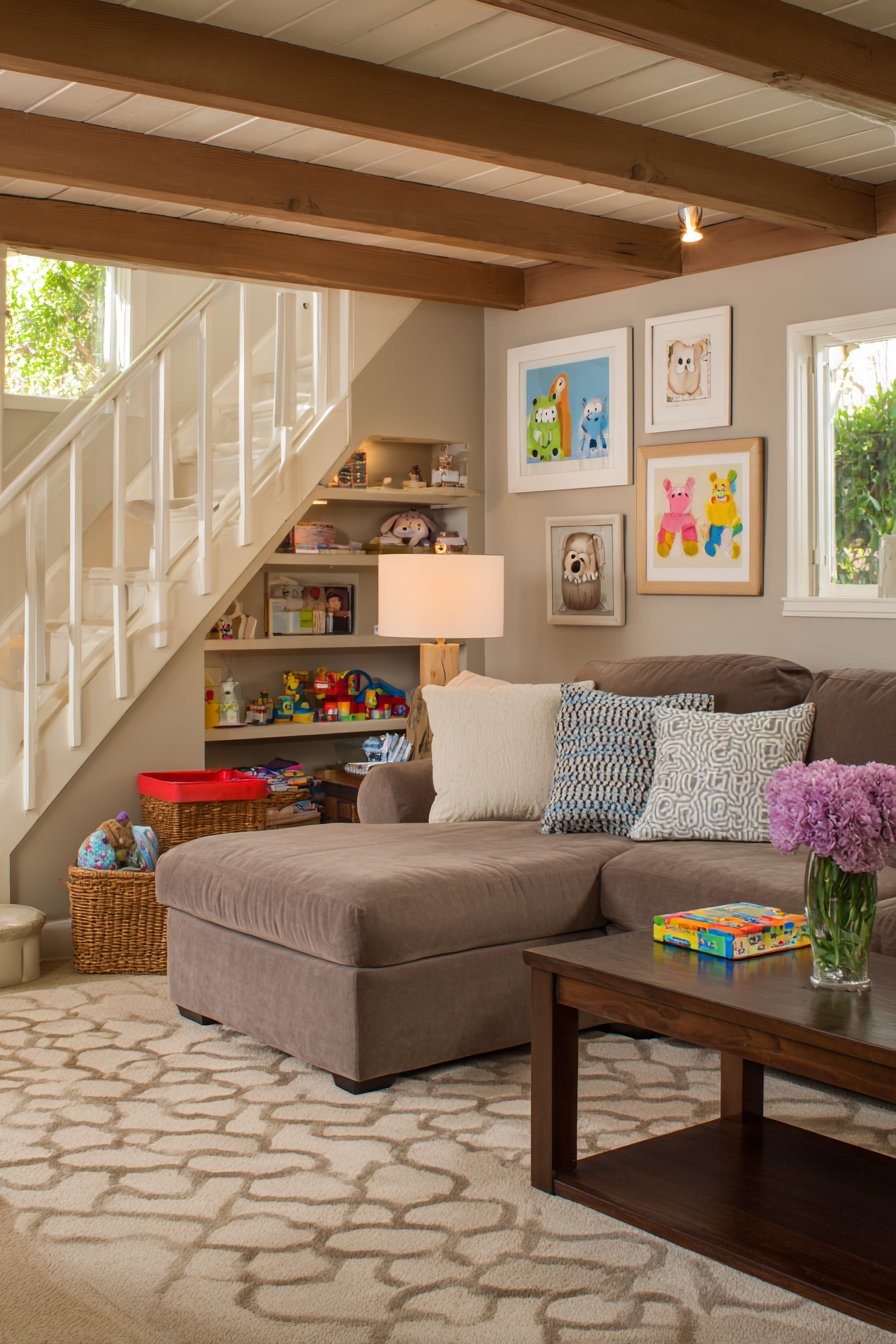 Warm Family Gathering Space with Personal Touches