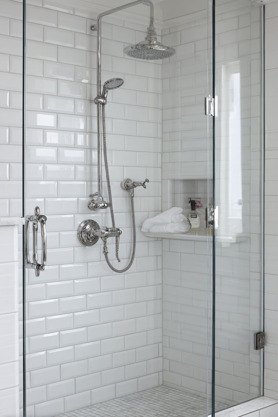 White Wainscoting with Natural Oak Flooring