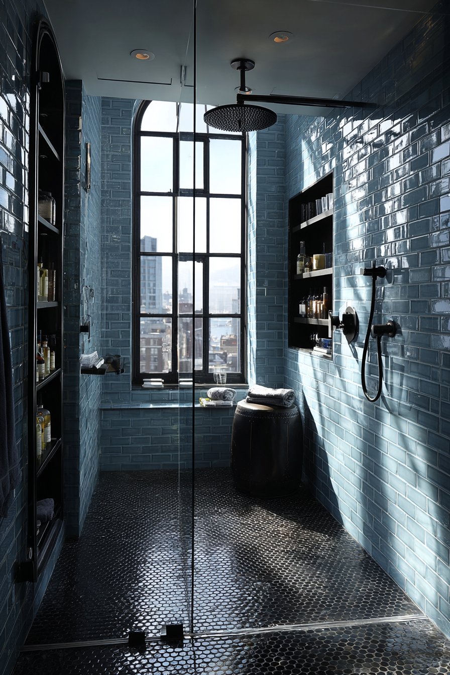 Contemporary Walk-In Shower Retreat