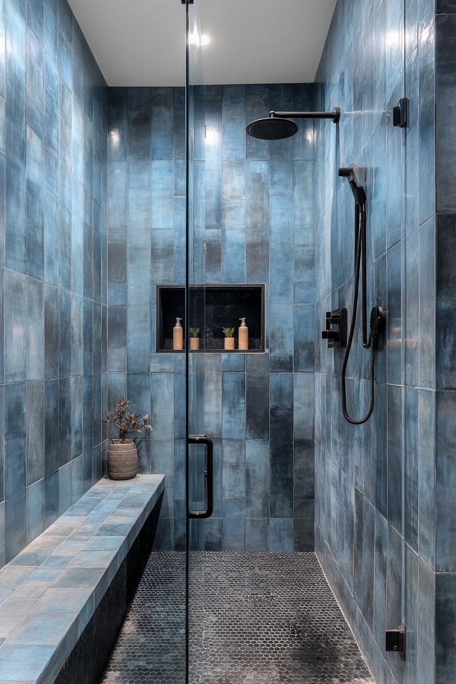 Contemporary Walk-In Shower Retreat