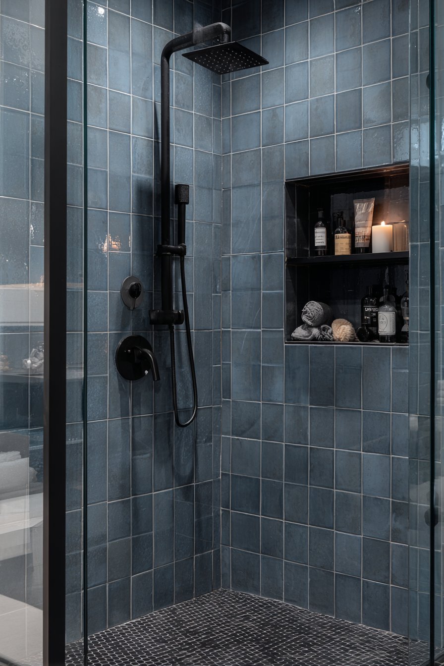 Contemporary Walk-In Shower Retreat