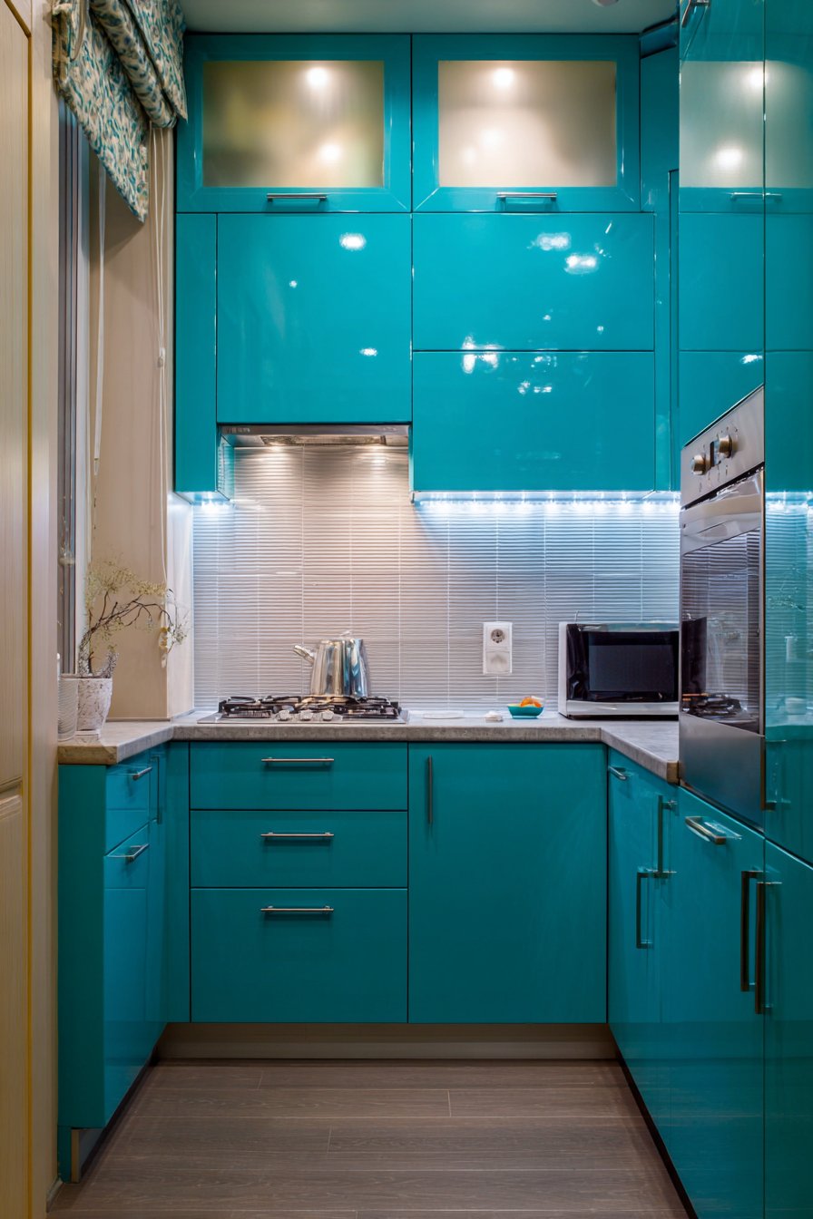 Vibrant Teal Compact Urban Solution