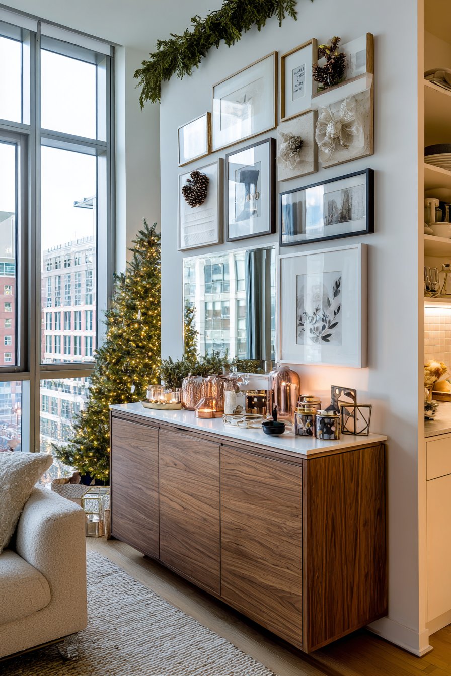 Compact Apartment Christmas with Space-Saving Solutions