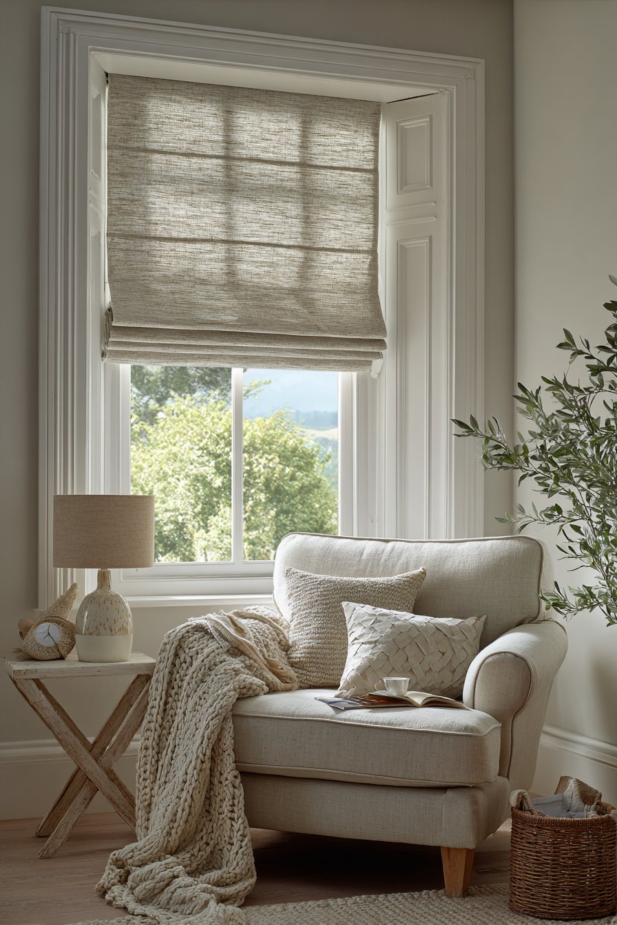  Intimate Cream Reading Nook