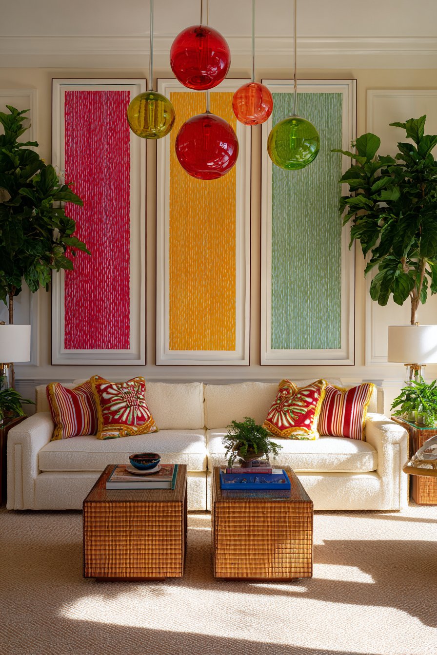 Color-Blocked Walls with Playful Geometric Division