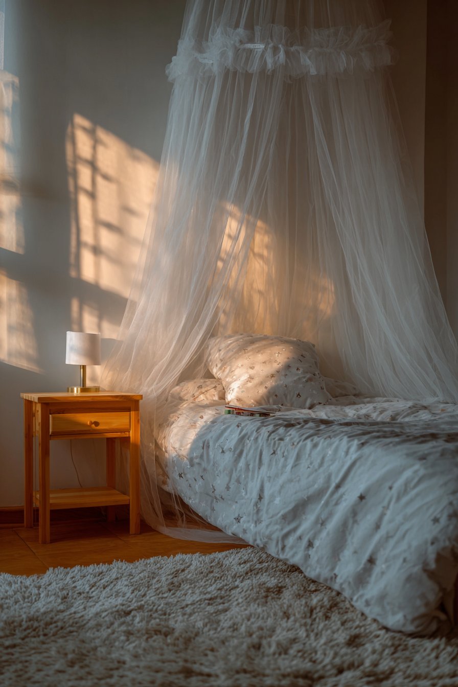 Cozy Canopy Bed Retreat for Peaceful Sleep