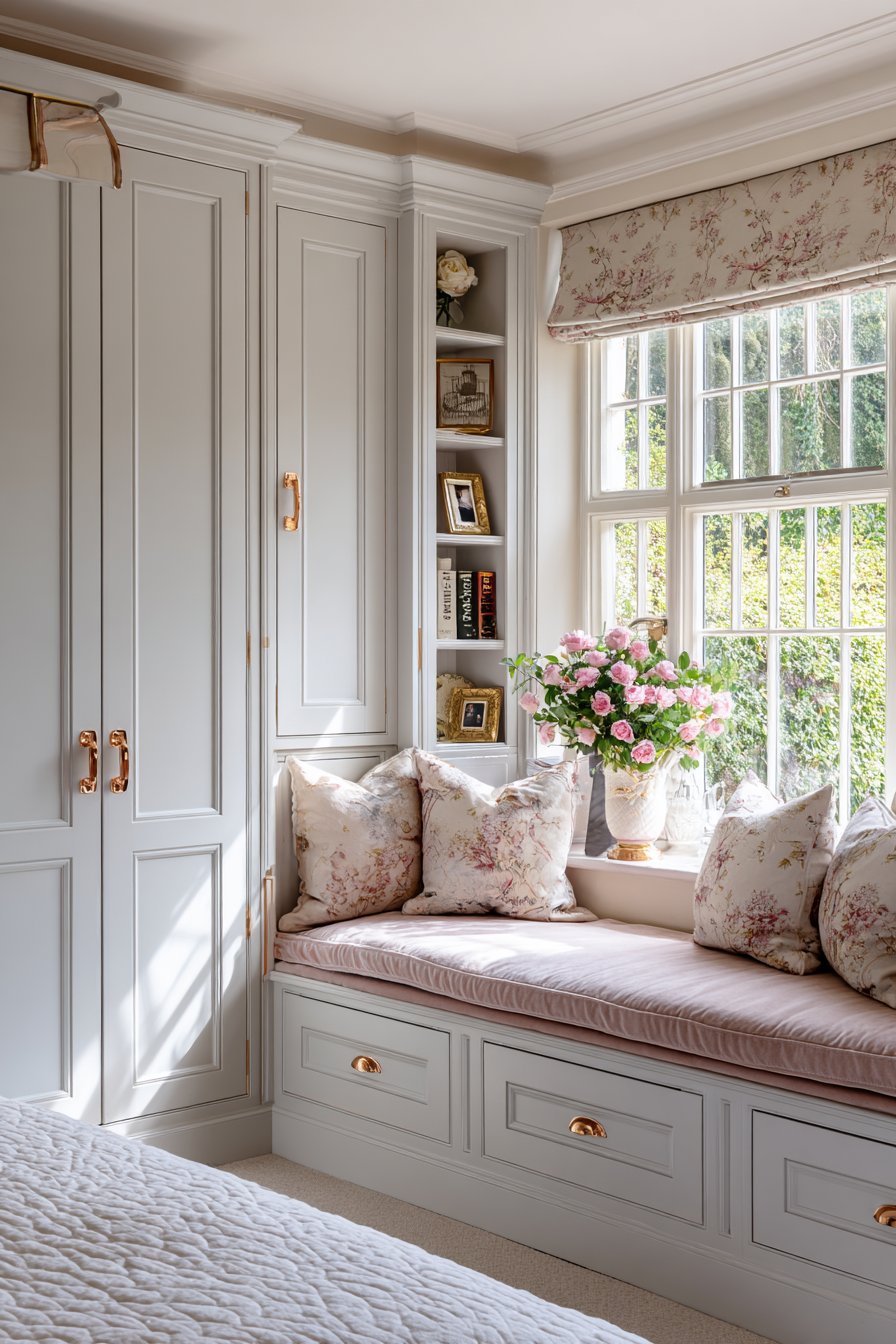 Intelligent Storage Solutions with Rose Gold Sophistication