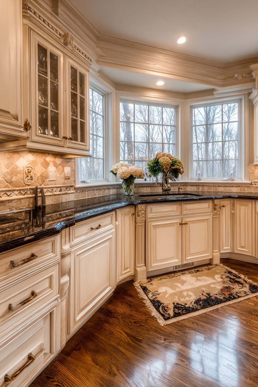 Traditional Sophistication with Classic L-Shaped Efficiency