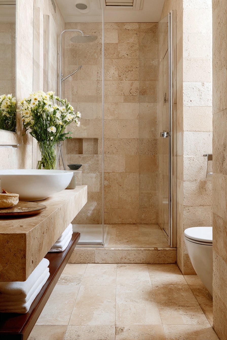 Compact Travertine Efficiency