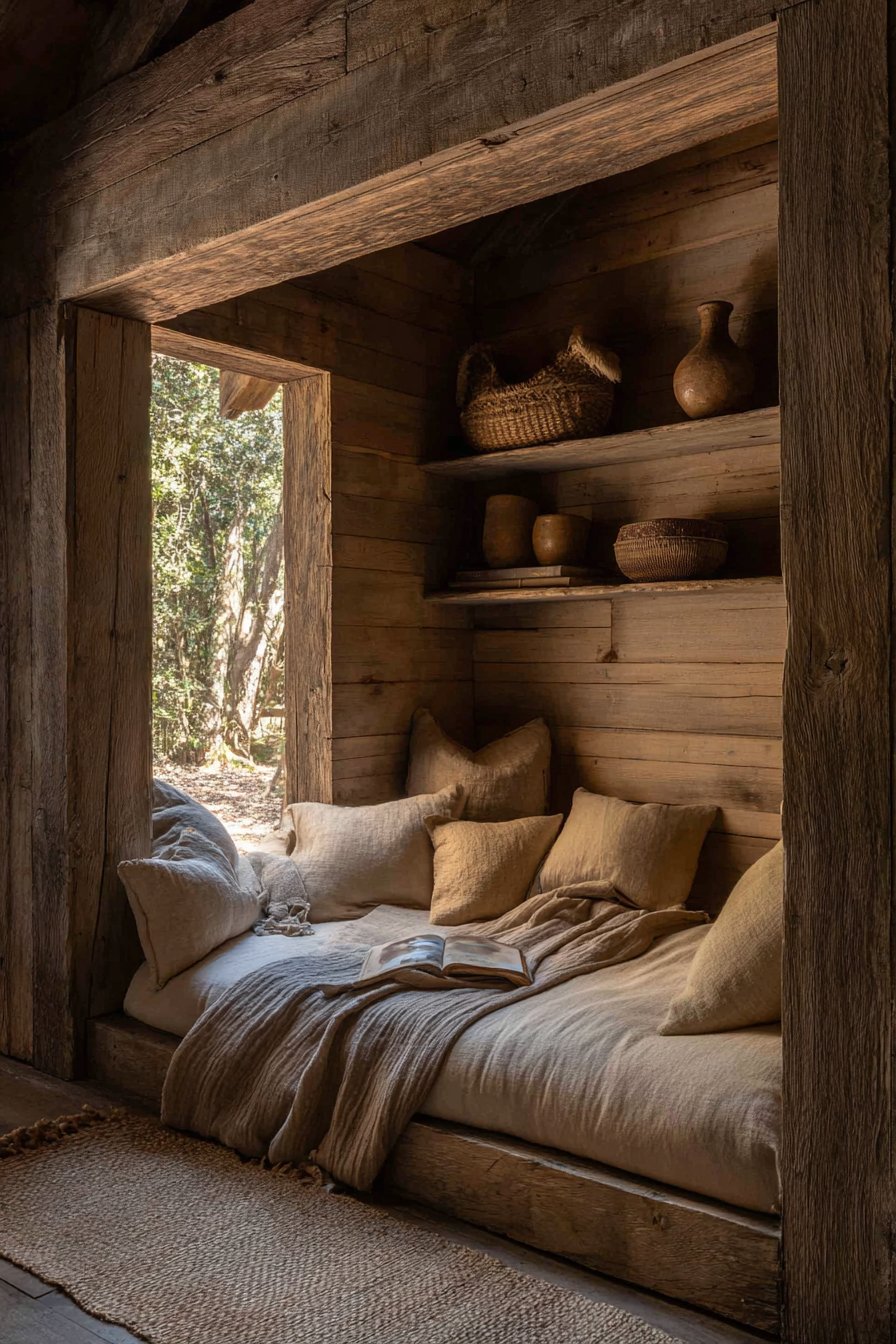 Oak Alcove Nook