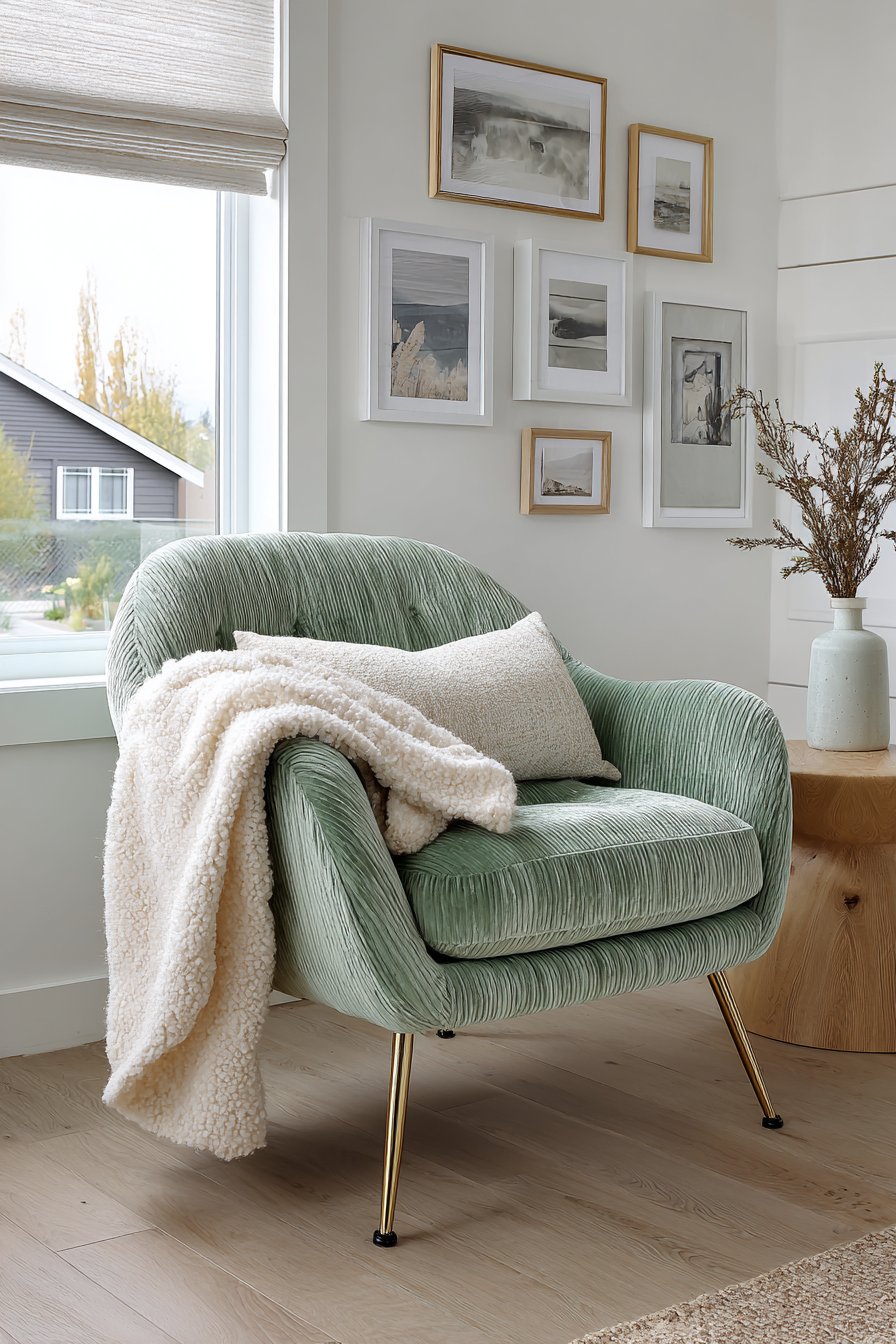 Intimate Mint Velvet Reading Corner