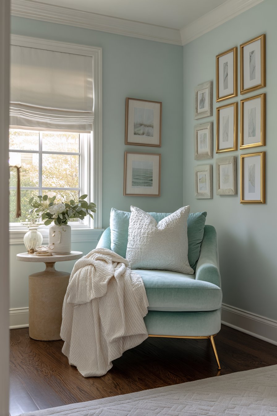 Intimate Mint Velvet Reading Corner