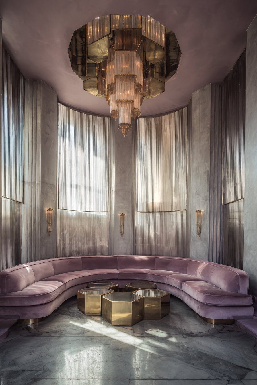 Tiered Brass Chandelier Grandeur