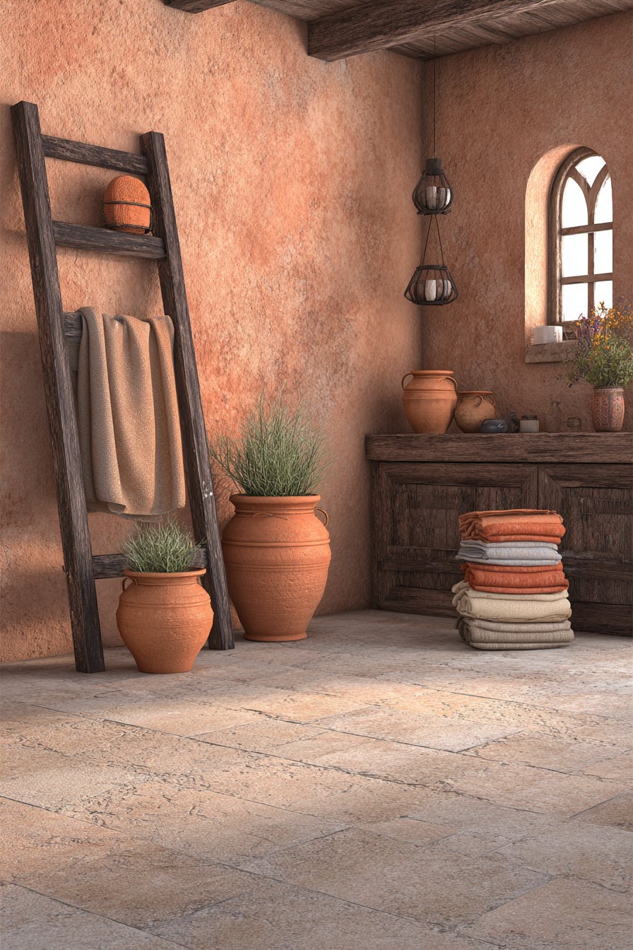 Warm Terracotta and Clay-Inspired Oasis