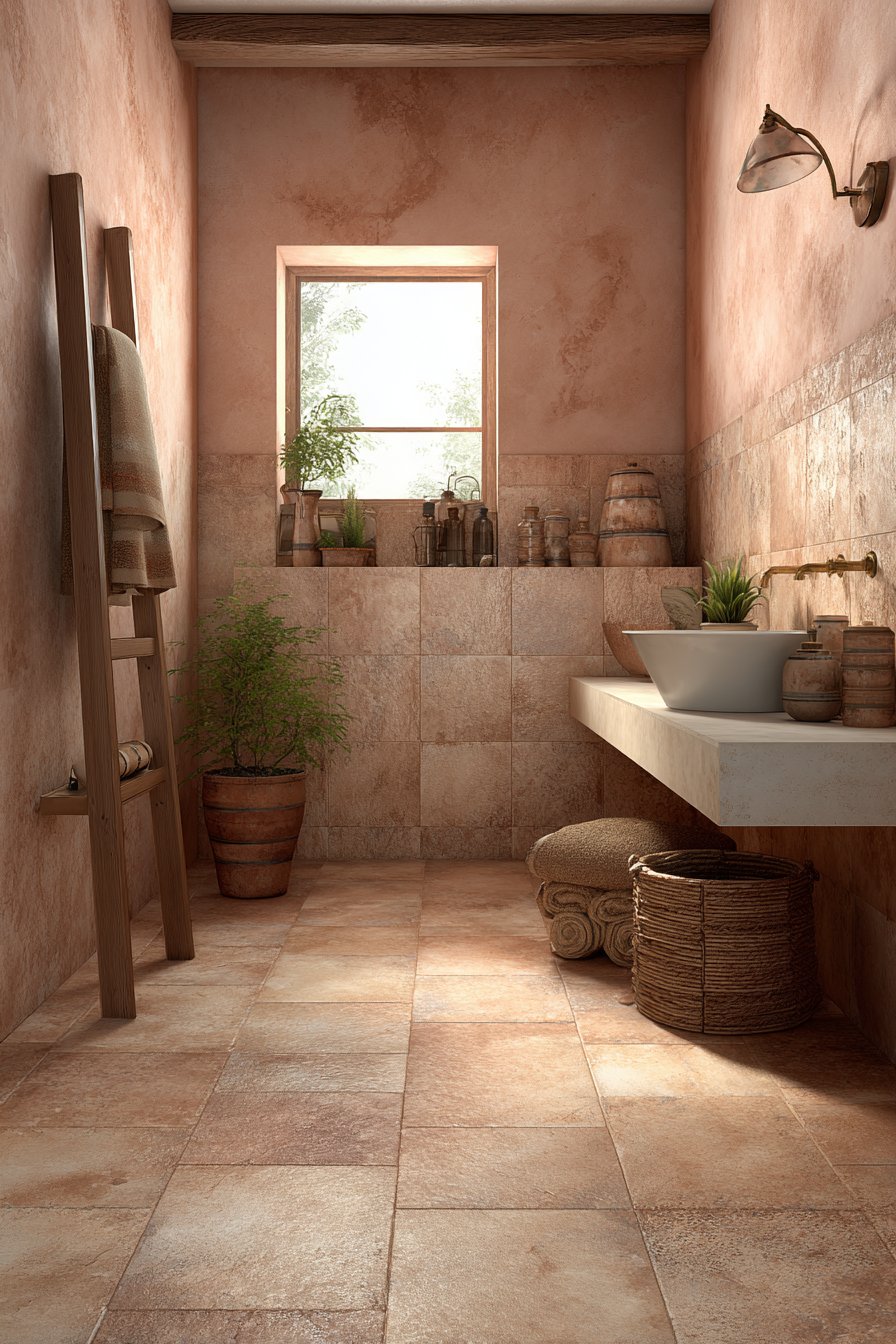 Warm Terracotta and Clay-Inspired Oasis