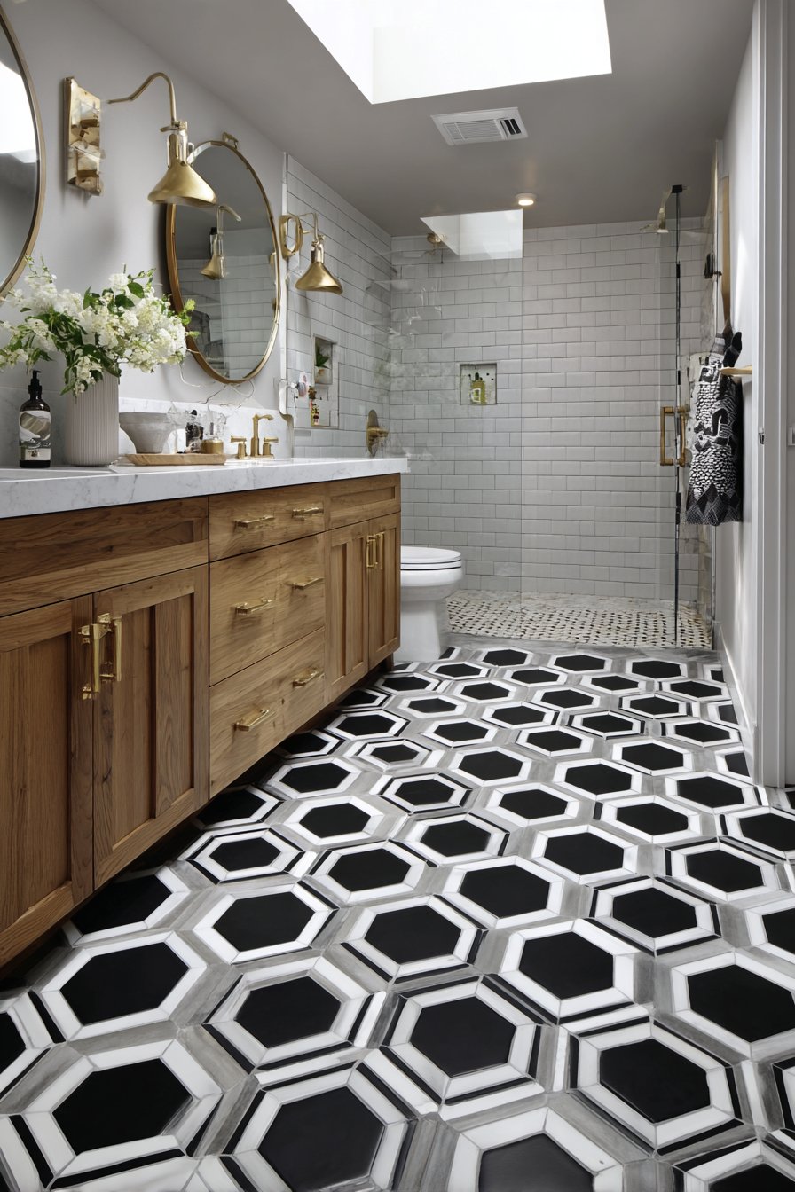 Contemporary Hexagonal Geometric Innovation