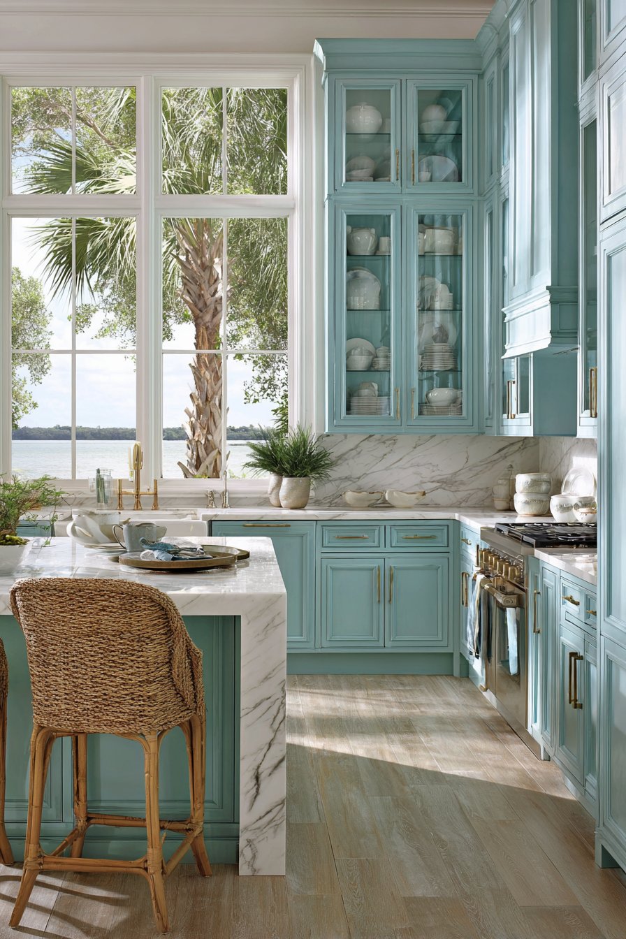 Coastal Aqua Serenity and Sea Glass Inspiration