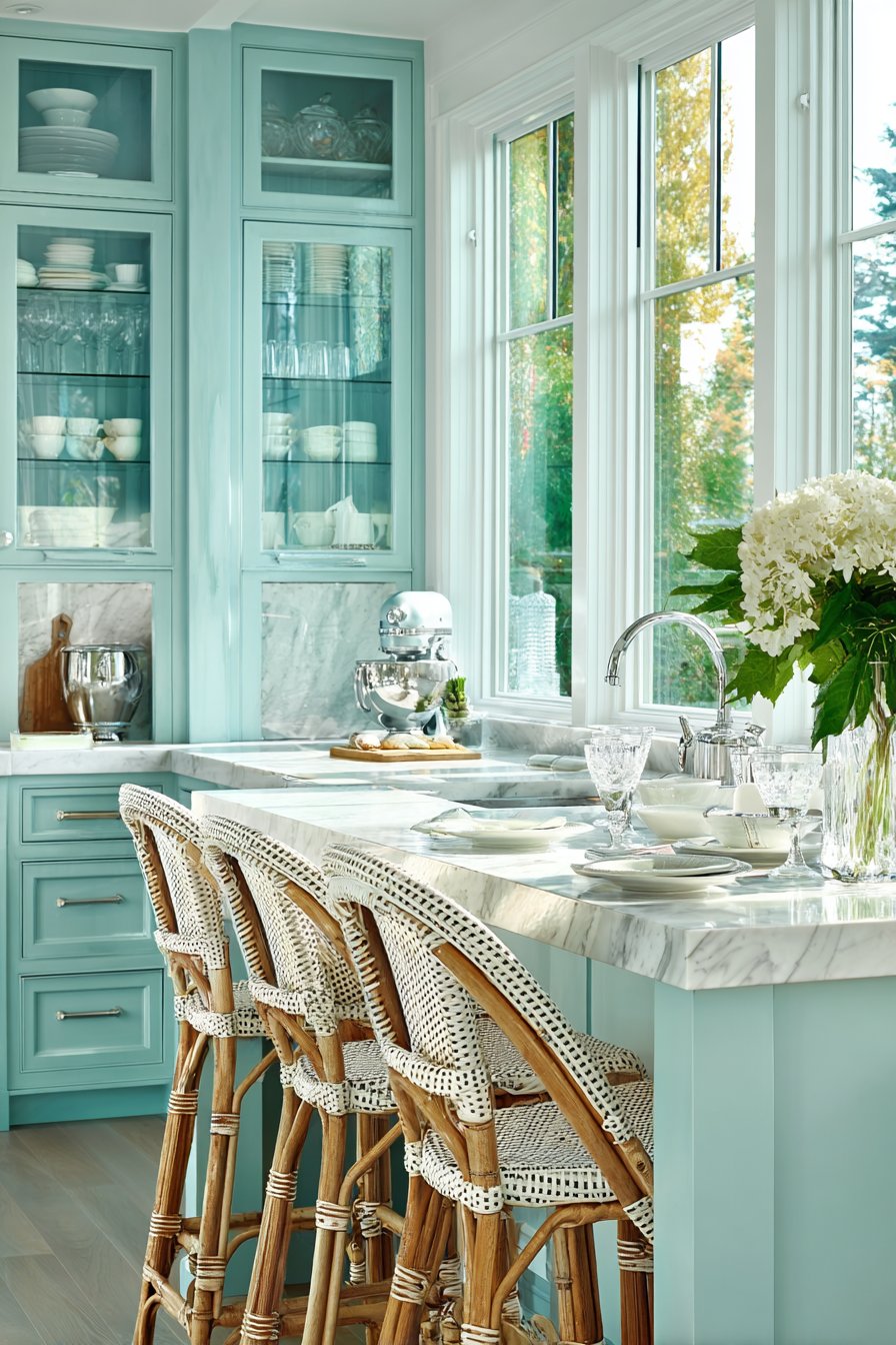 Coastal Aqua Serenity and Sea Glass Inspiration