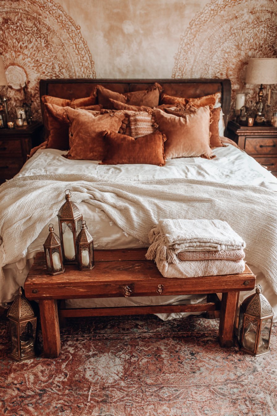 Bold Statement Walls and Maximalist Textiles