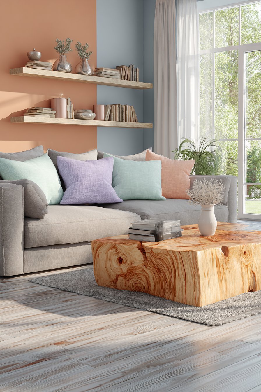 Scandinavian-Inspired Pastels with Terracotta Warmth