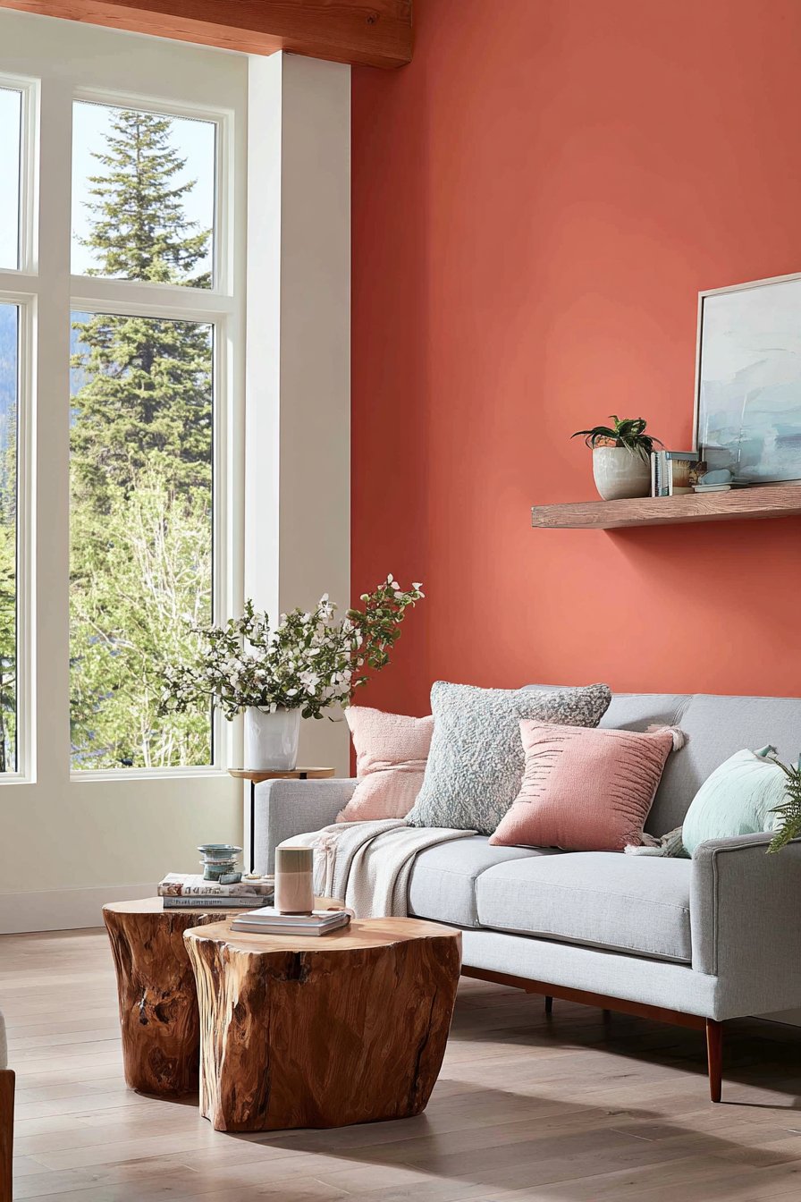 Scandinavian-Inspired Pastels with Terracotta Warmth