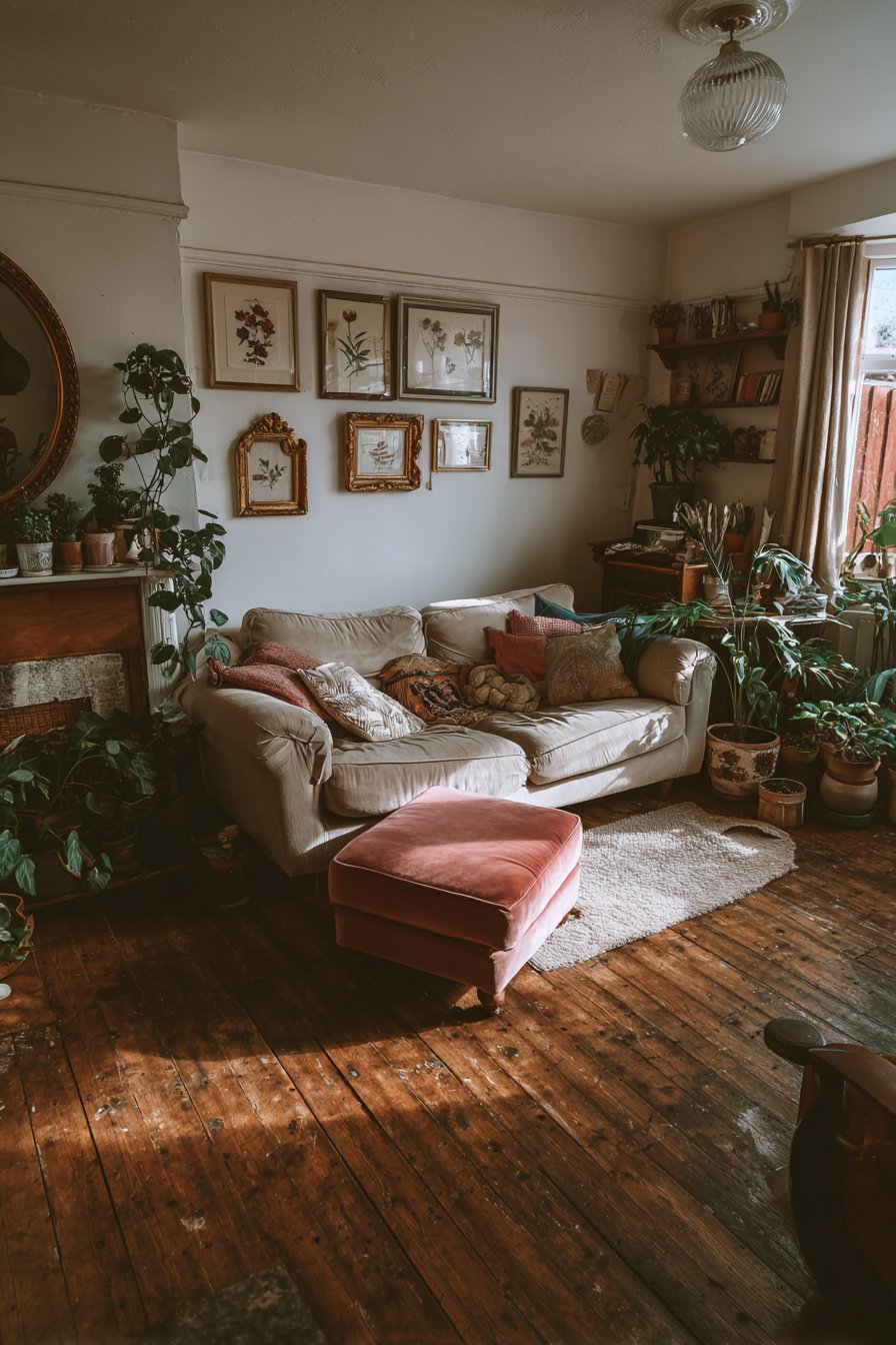 Gallery Wall with Collected Treasures
