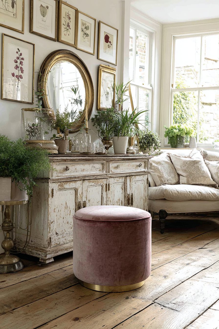 Gallery Wall with Collected Treasures