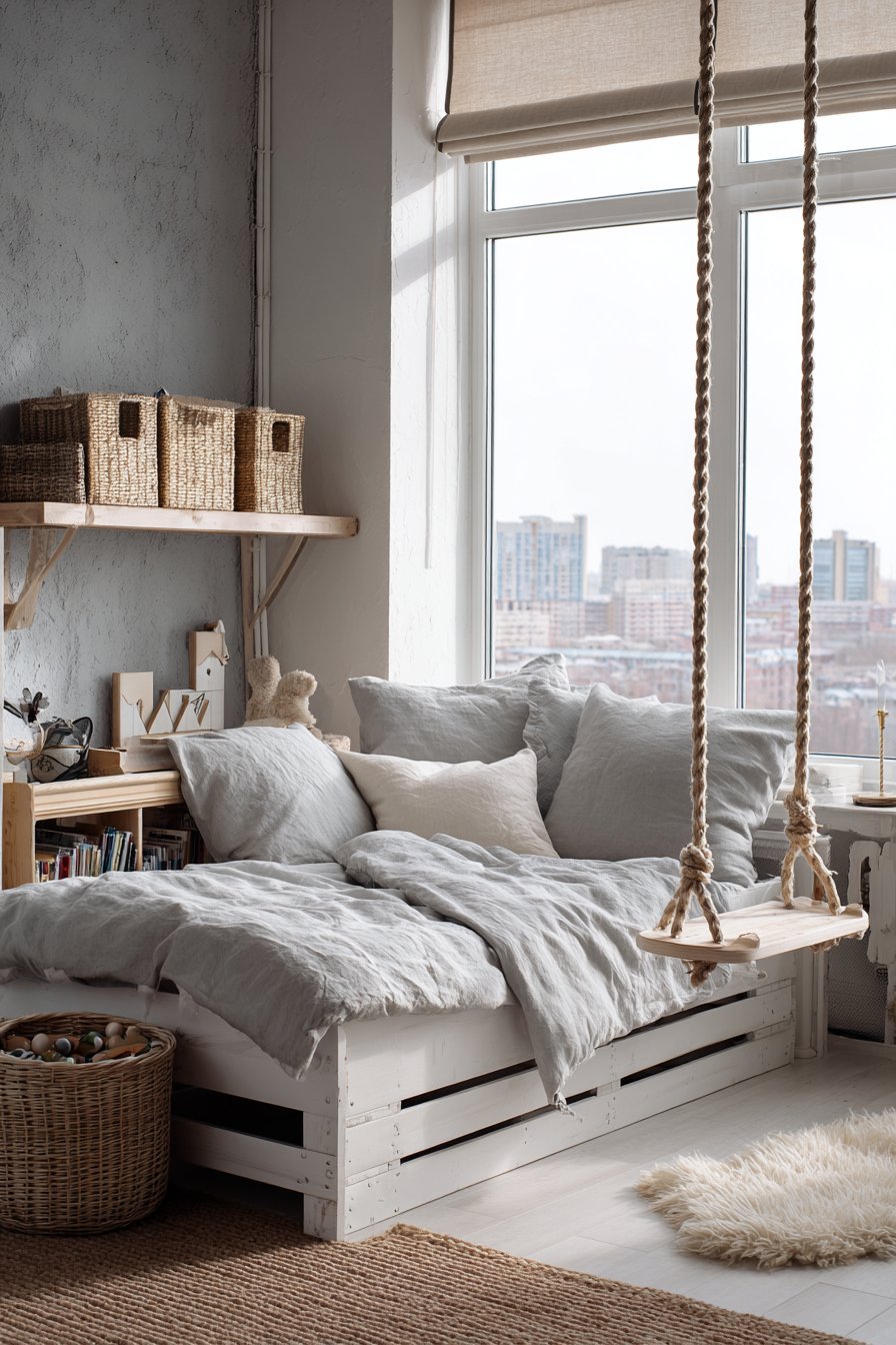 Scandinavian Minimalist Serenity for Calm and Focus