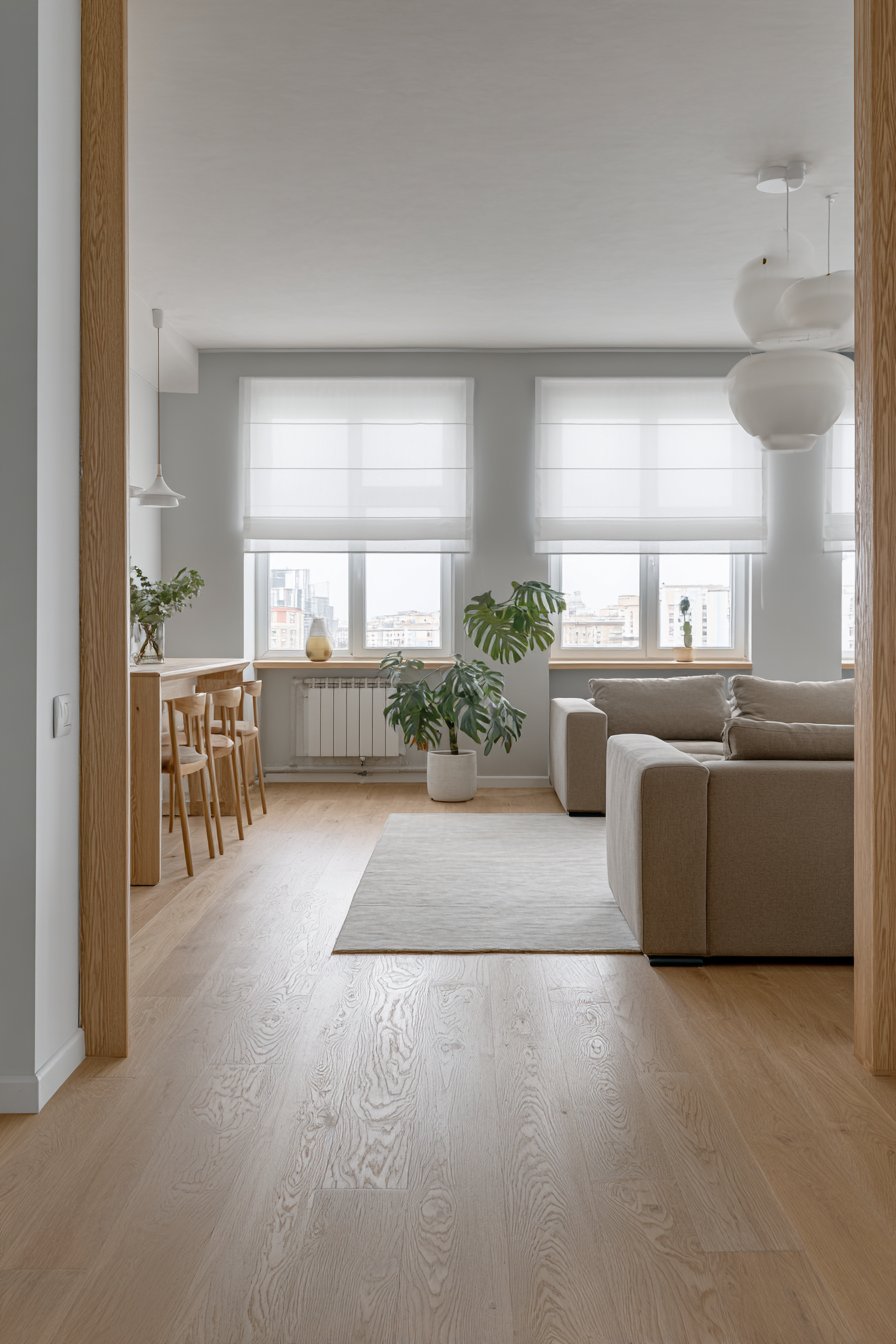 Open Concept Streamlined Living Zone