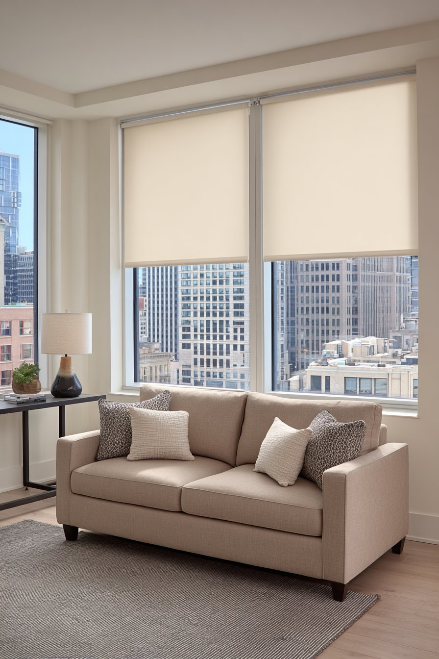 Open Concept Streamlined Living Zone