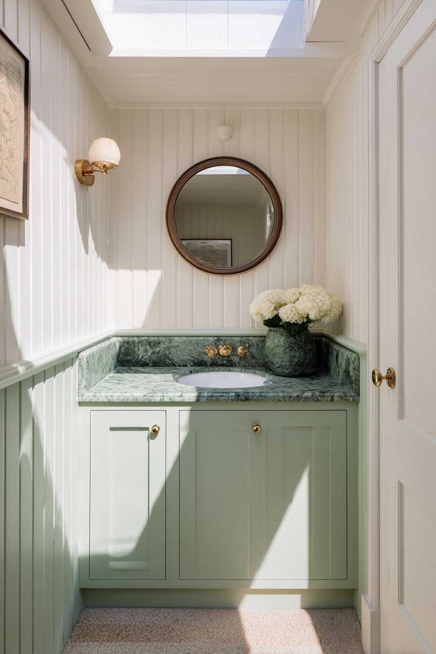 Mint Green Beadboard Cottage Charm