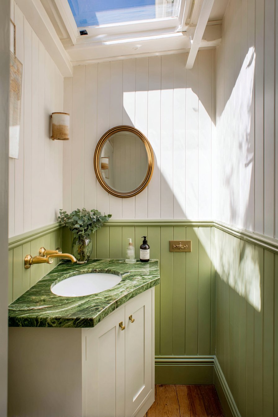 Mint Green Beadboard Cottage Charm