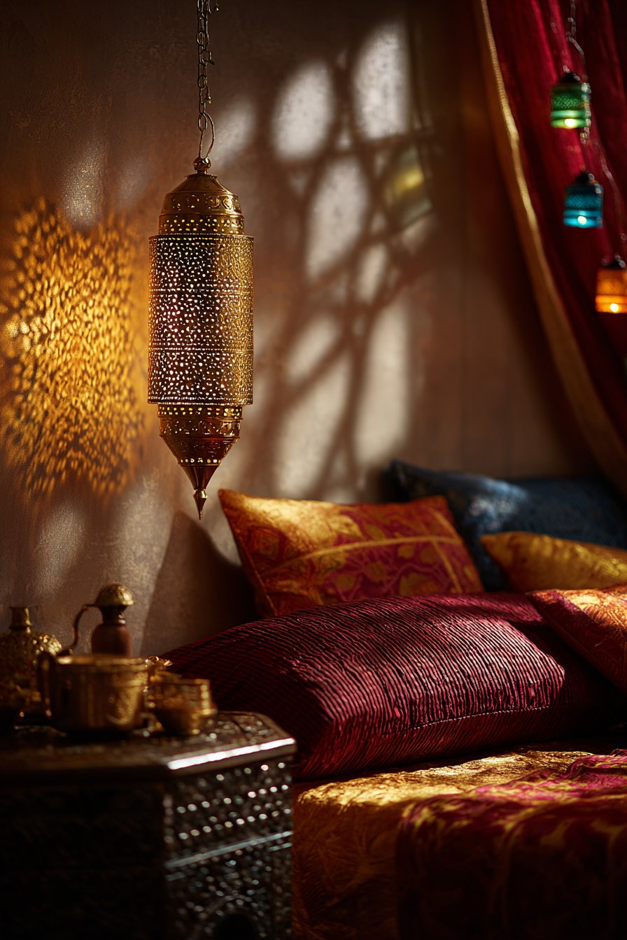 Ambient Lighting with Traditional Brass Elements