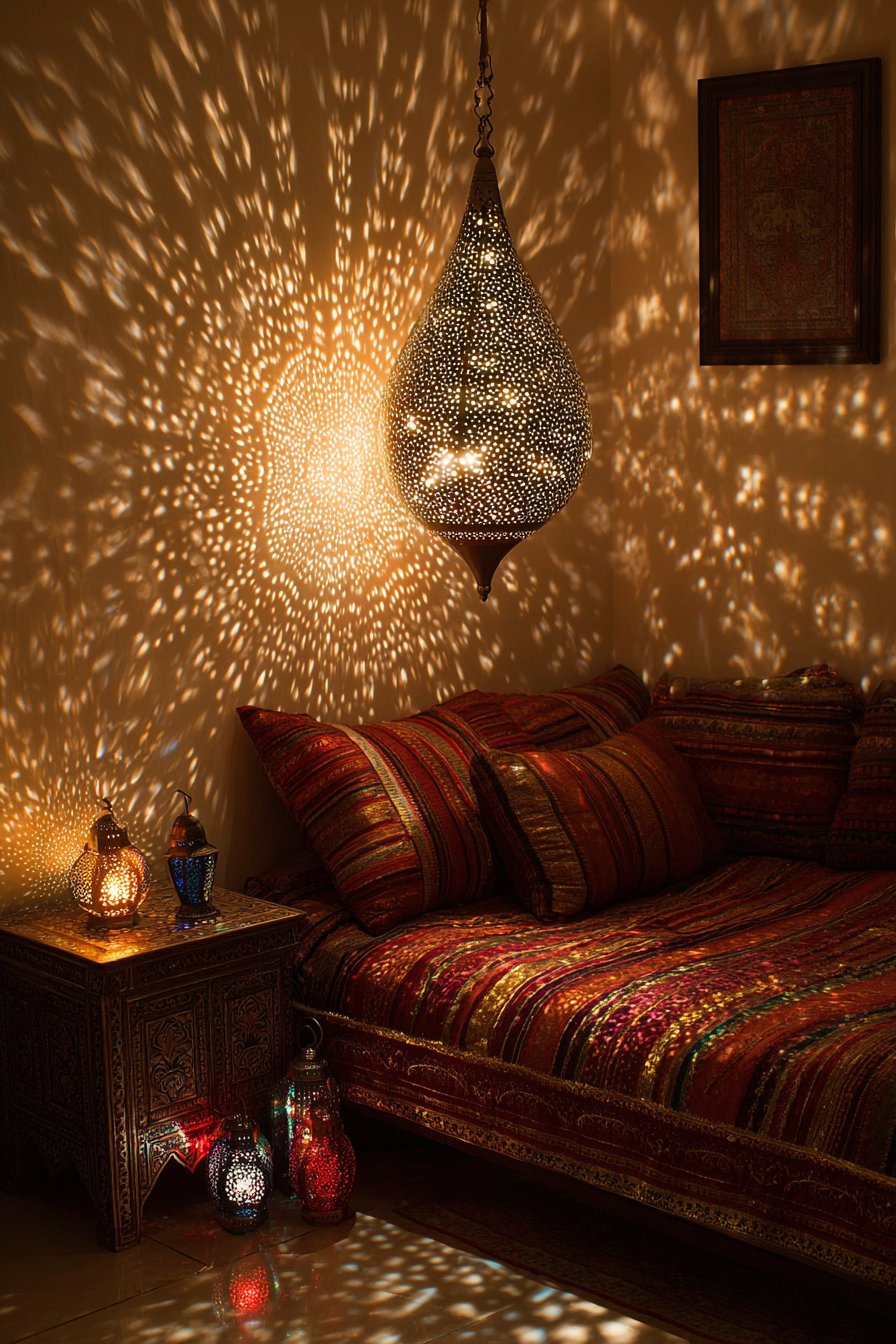 Ambient Lighting with Traditional Brass Elements