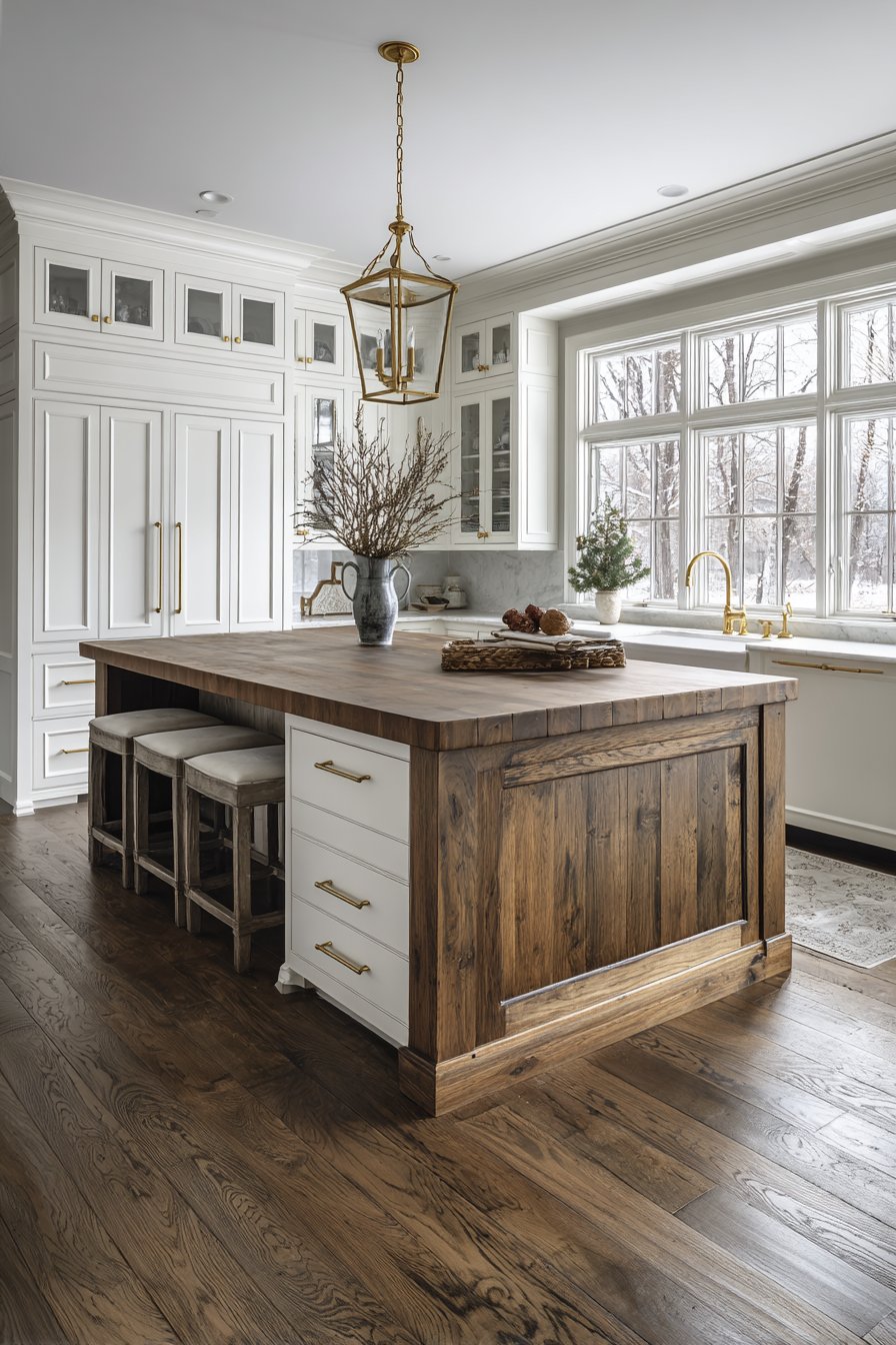 Butcher Block Beauty with Vintage Charm