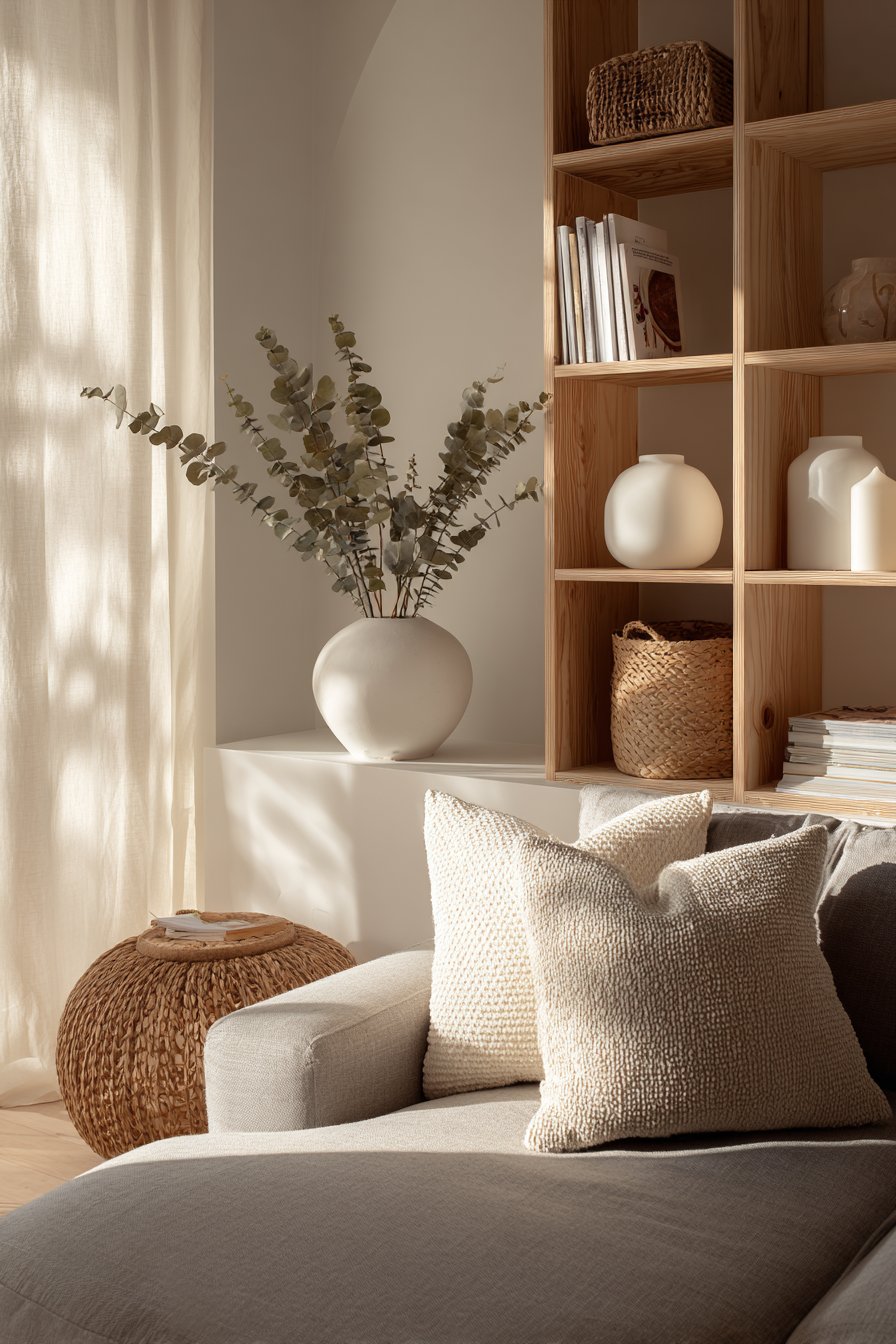 Scandinavian Light Birch Wood Modular Design