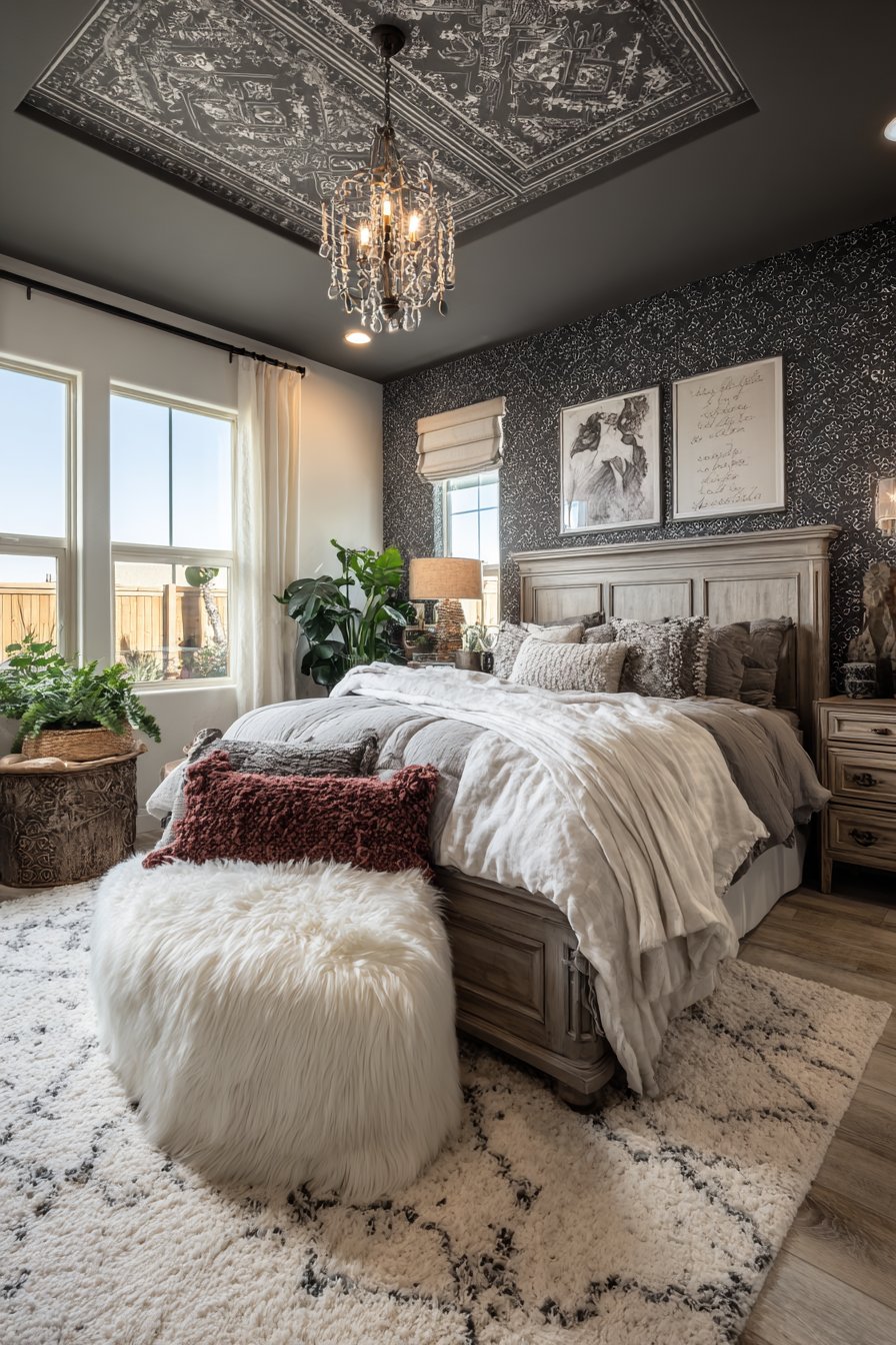 Transitional Style Primary Bedroom