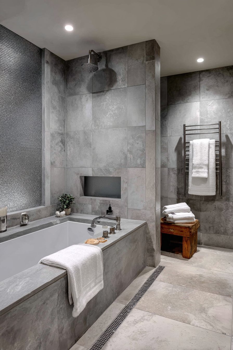 Monochromatic Grey and White Tranquility